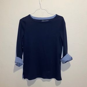 Navy blue dress shirt